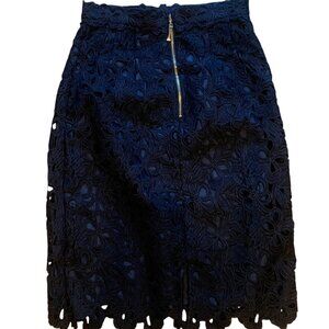 Midnight Bloom Lace Skirt